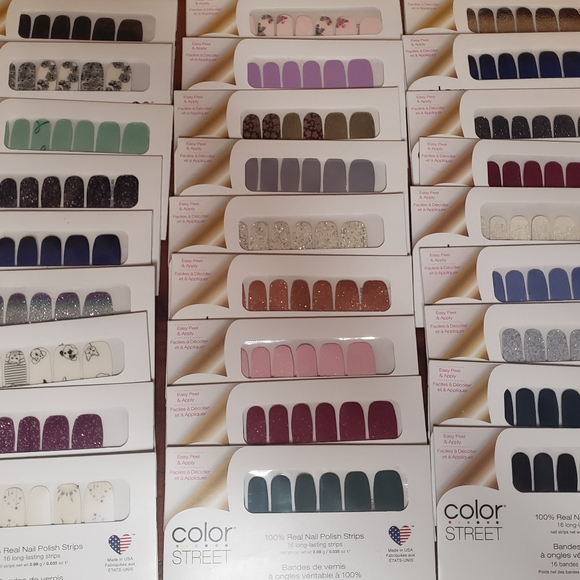 6 Sets of Color Street Nail Strips - Picture 2 of 4